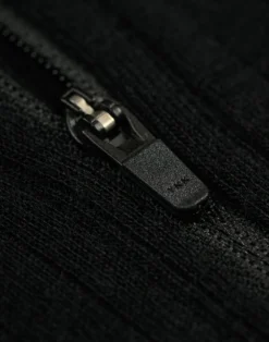 Bluse med half-zip til børn
