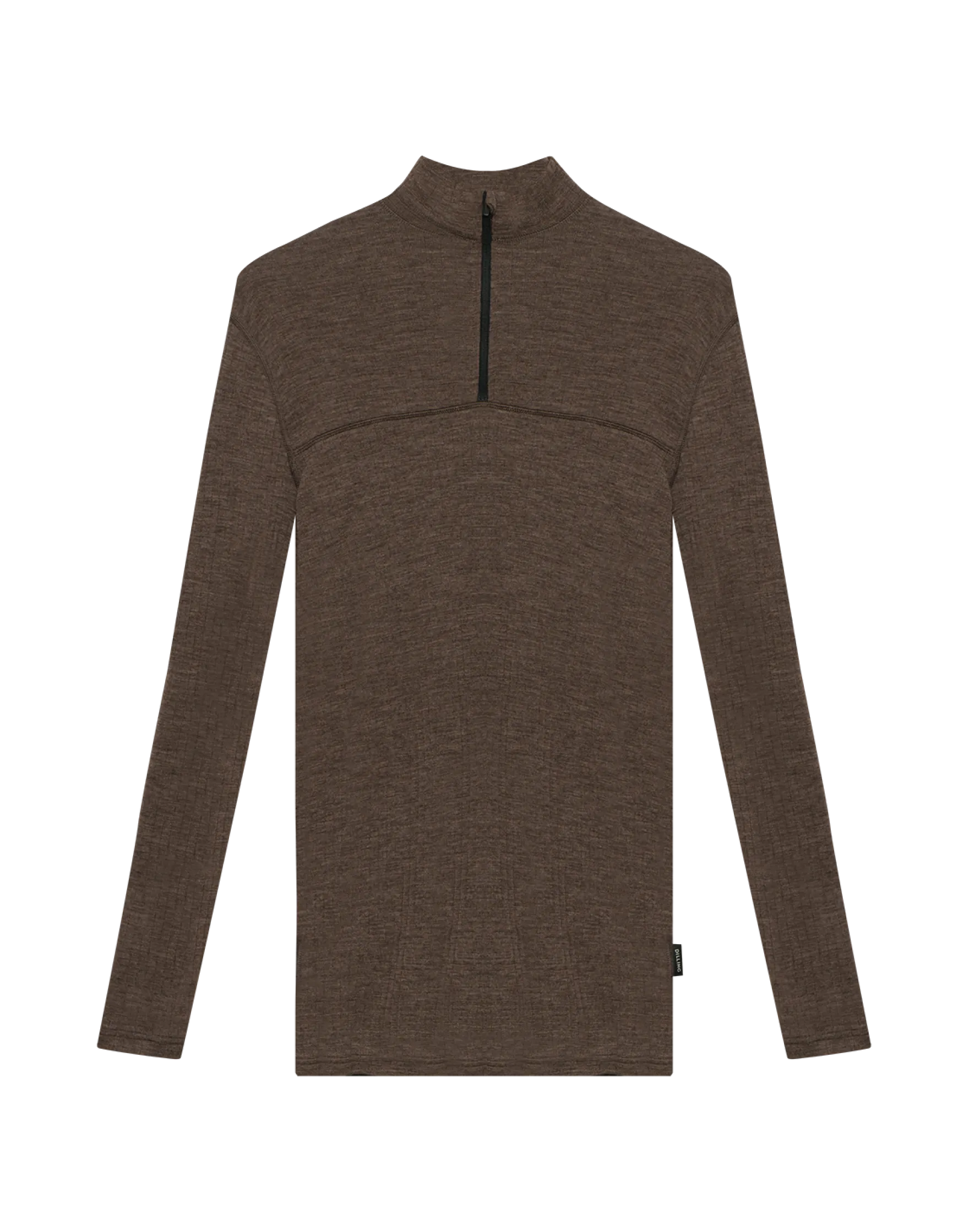 Bluse med half-zip til mænd