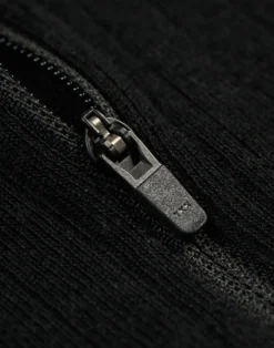 Bluse med half-zip til mænd