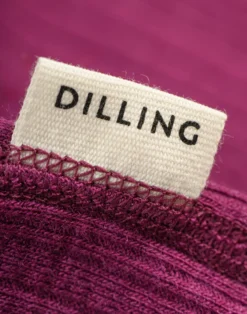 Bluse med høj hals i merinould til børn