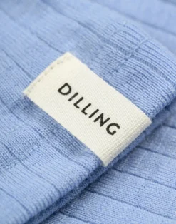Bluse med høj hals i merinould til kvinder