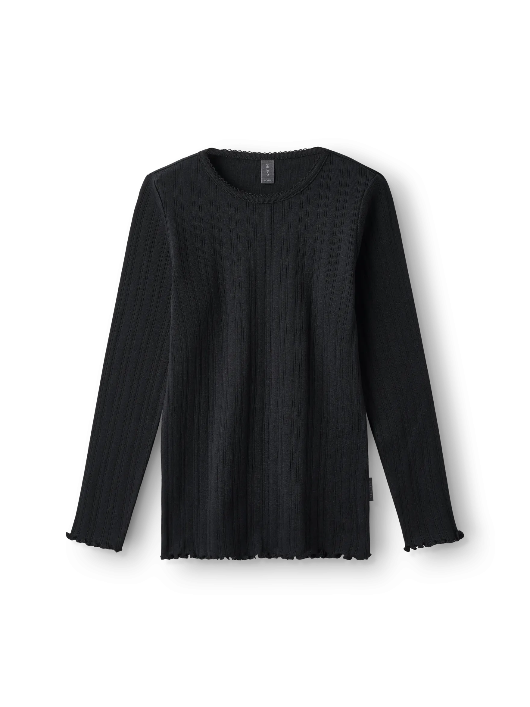 Bluse med hulmønster i bomuld