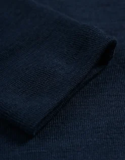 Bluse med knapper i merinould til børn