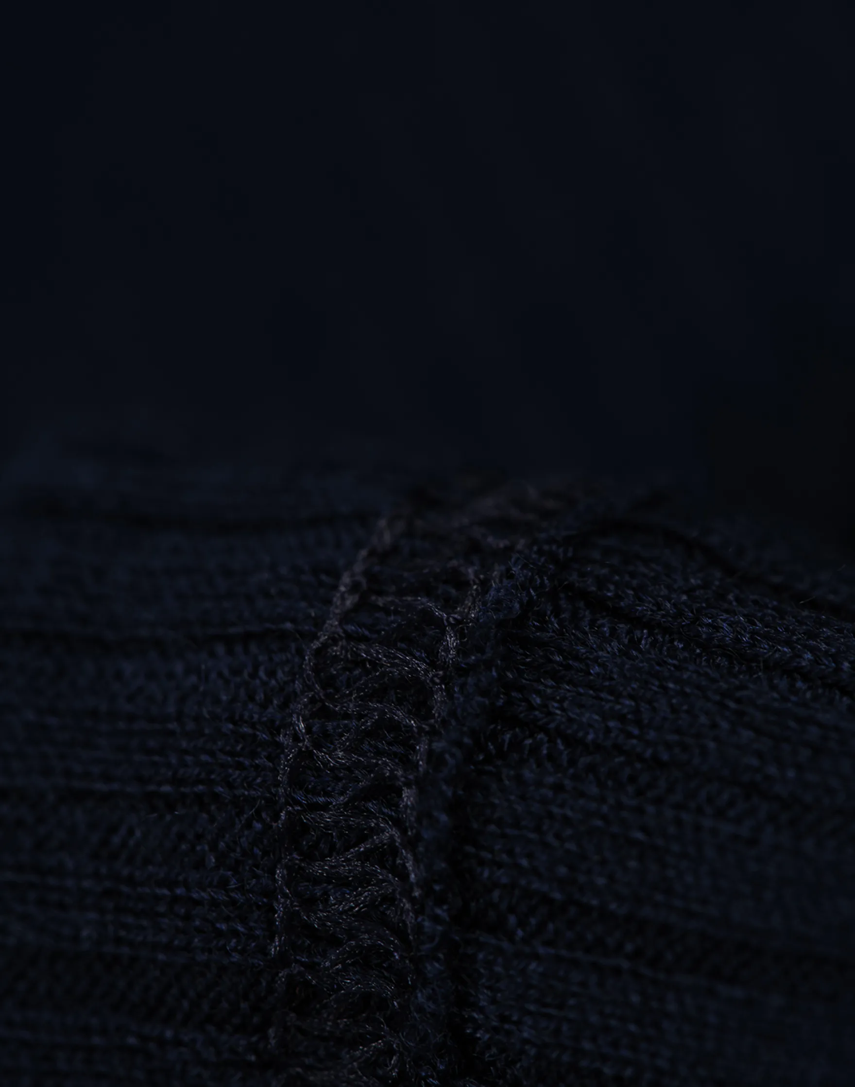 Bluse med knapper i merinould til mænd