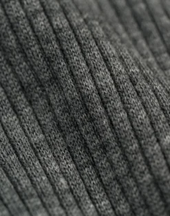 Bluse med knapper i merinould til mænd
