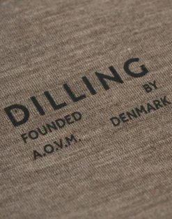 Bluse med lynlås i merinould til mænd