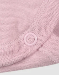 Body med lange ærmer i bomuld til baby