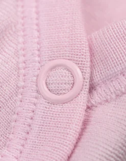Body med stropper i merinould/silke til baby