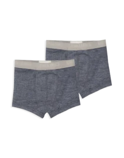 Boksershorts i merinould til børn (2-pak)