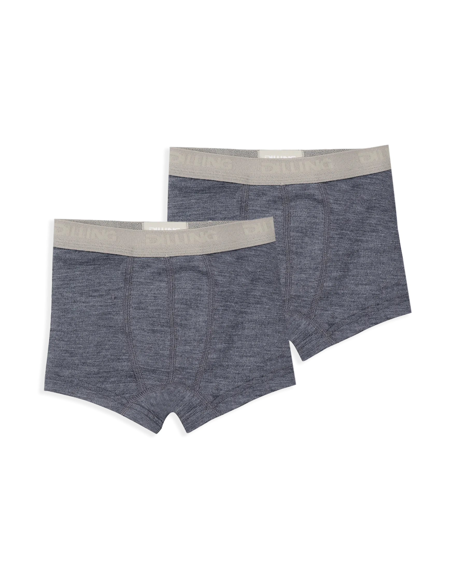 Boksershorts i merinould til børn (2-pak)