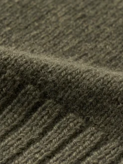 Boxy cardigan i lammeuld til kvinder