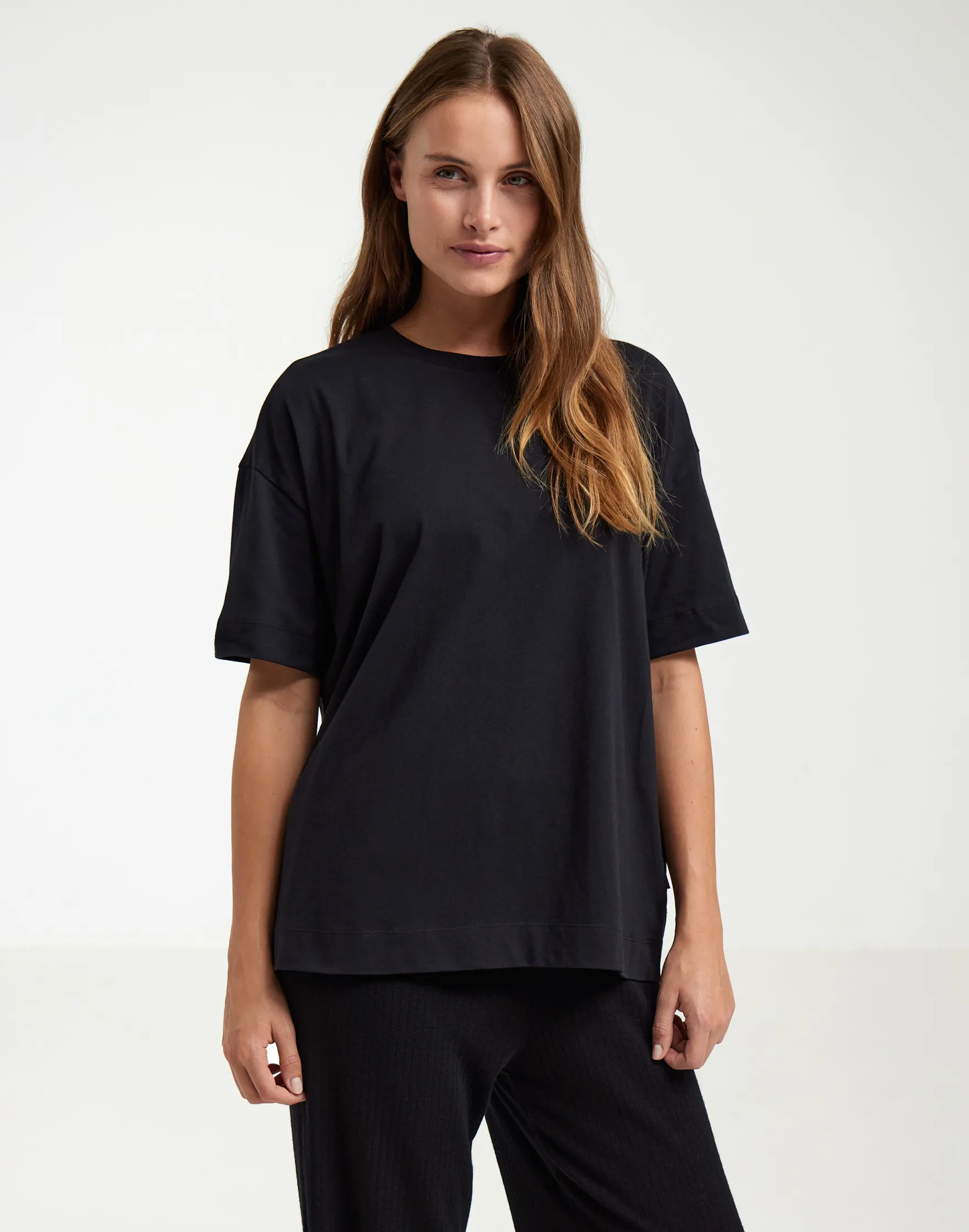 Boxy T-shirt i bomuld til kvinder