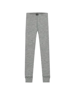 Børne leggings i bred uldrib