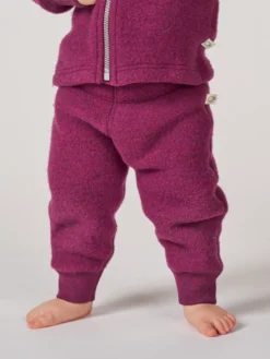 Bukser i merinouldfleece til baby