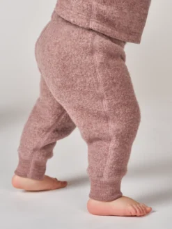Bukser i merinouldfleece til baby
