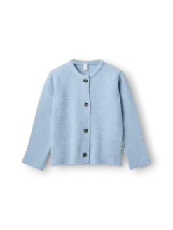 Cardigan i lammeuld til børn
