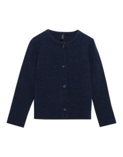Cardigan i lammeuld til børn
