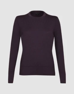 Crew neck i merinould til kvinder