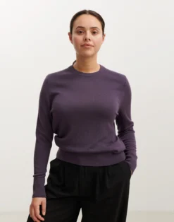Crew neck i merinould til kvinder