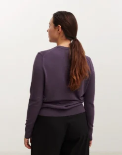 Crew neck i merinould til kvinder