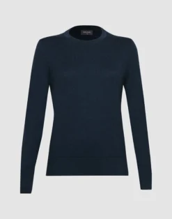 Crew neck i merinould til kvinder
