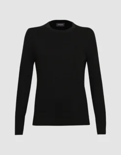 Crew neck i merinould til kvinder