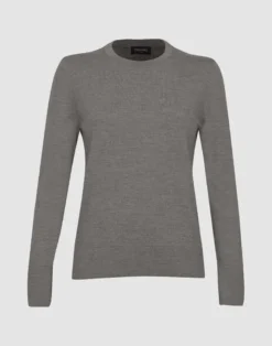 Crew neck i merinould til kvinder