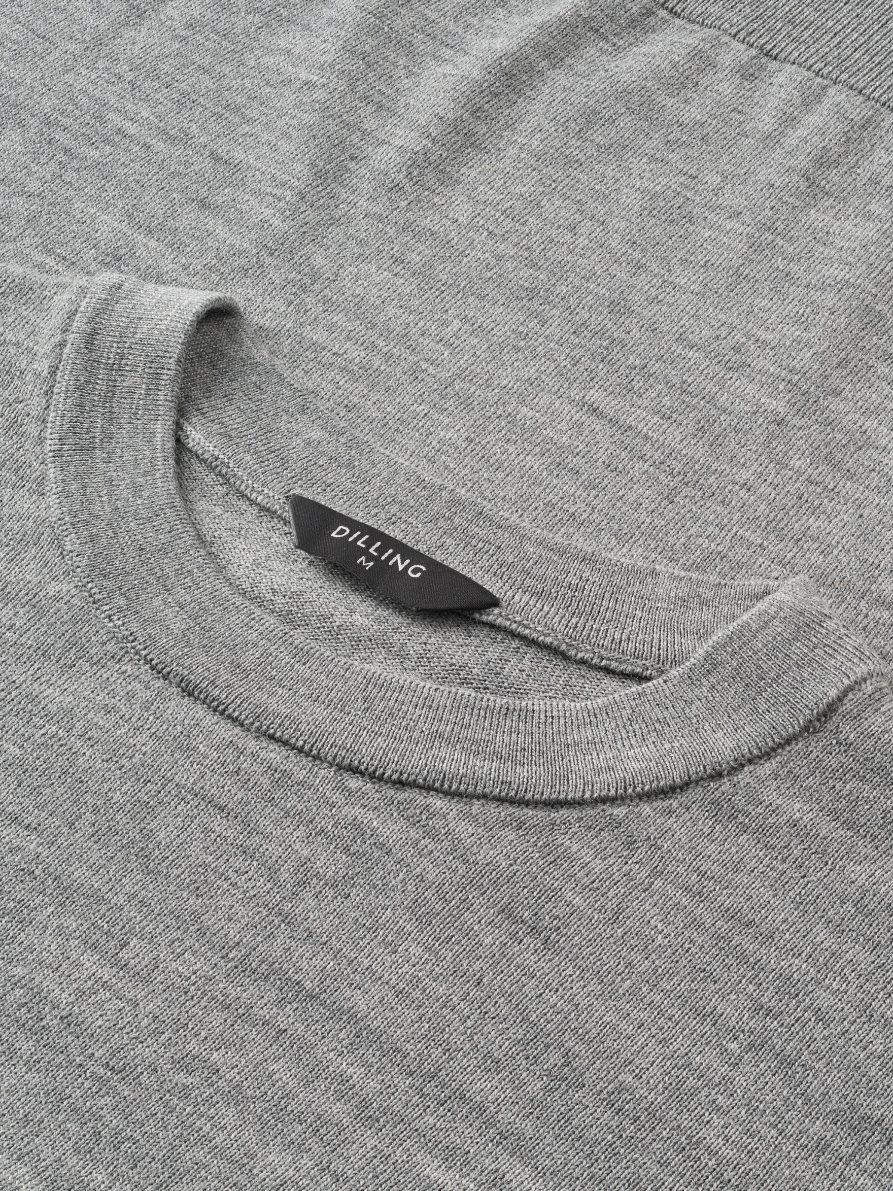 Crew neck i merinould til mænd