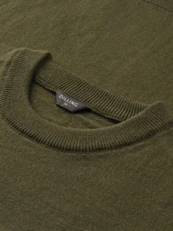 Crew neck i merinould til mænd