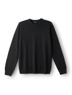 Crew neck i merinould til mænd