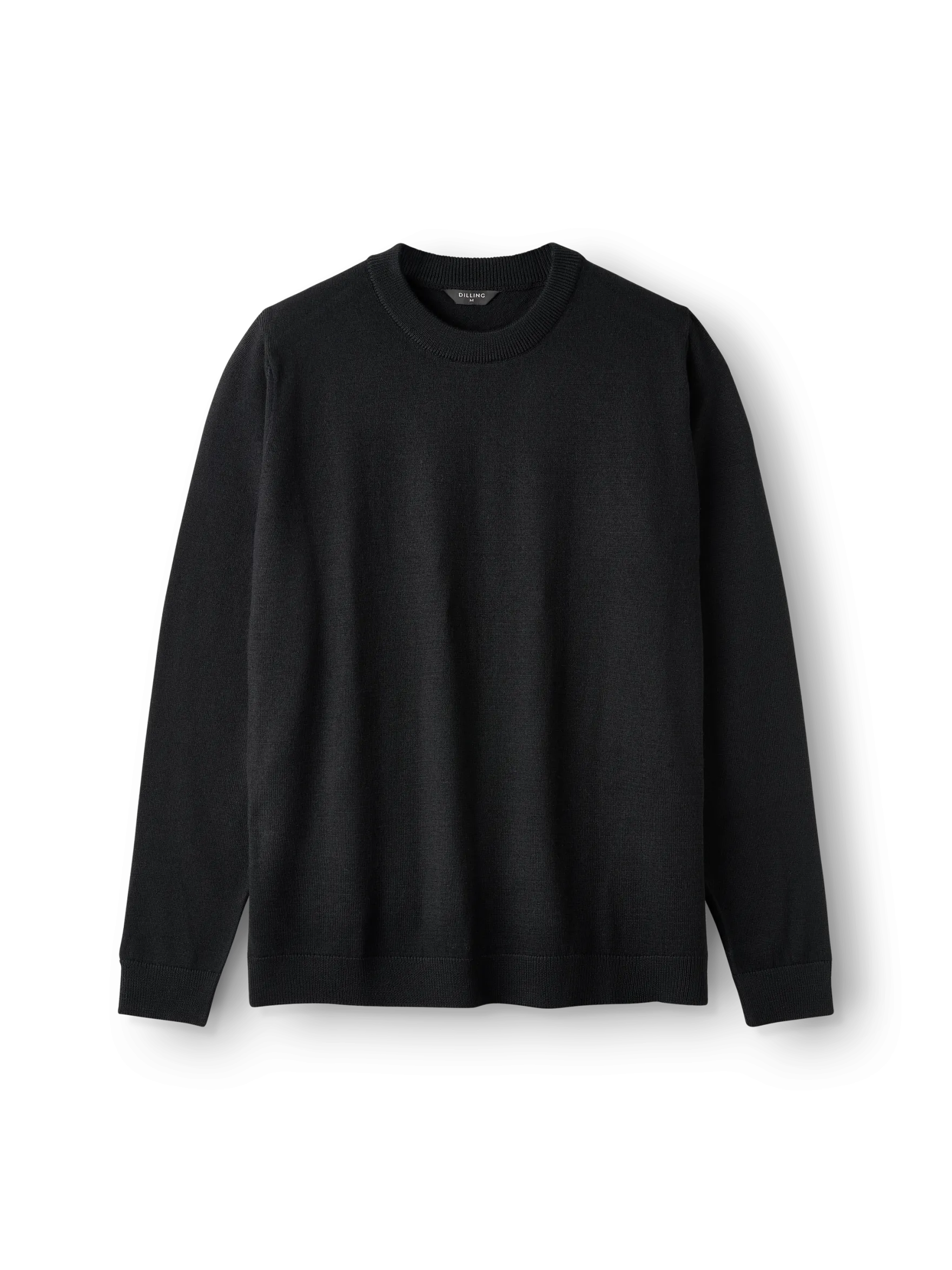 Crew neck i merinould til mænd