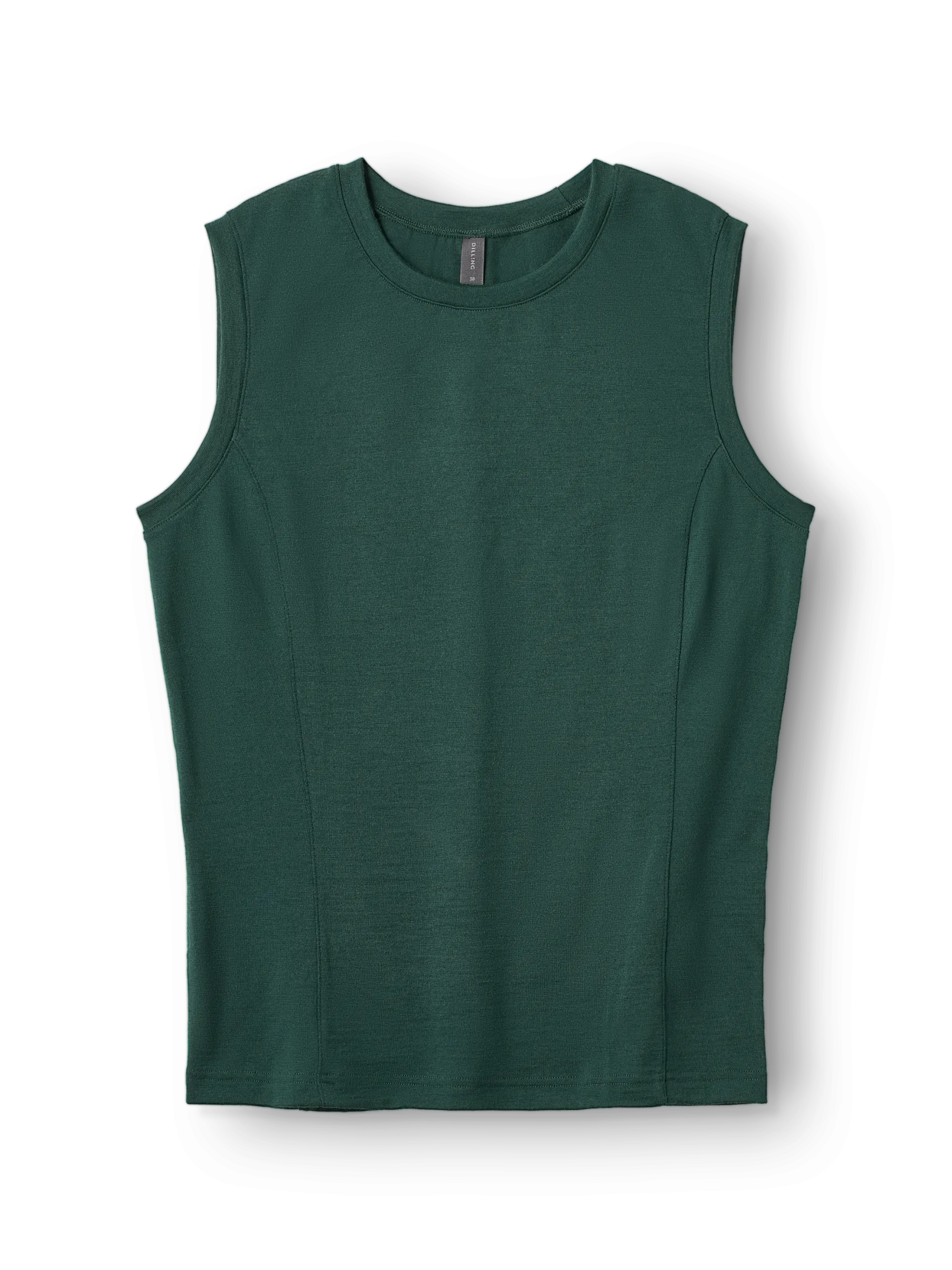 Cropped tanktop i merinould til kvinder