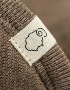 Elefanthue i merinouldfrotté til baby