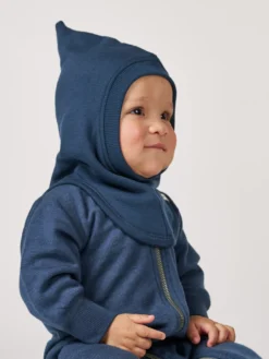 Elefanthue i merinouldfrotté til baby