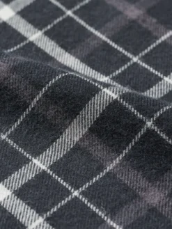 Flannelskjorte i bomuld/uld til kvinder