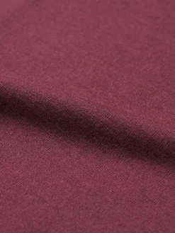 Half-zip bluse i merinould til børn