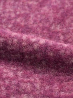 Half-zip jakke i merinouldfleece til baby