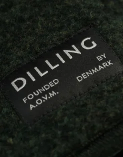 Half-zip jakke i merinouldfleece til mænd