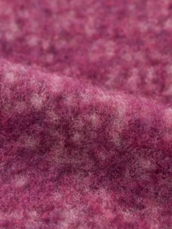 Half-zip-jakke i merinouldfleece til kvinder