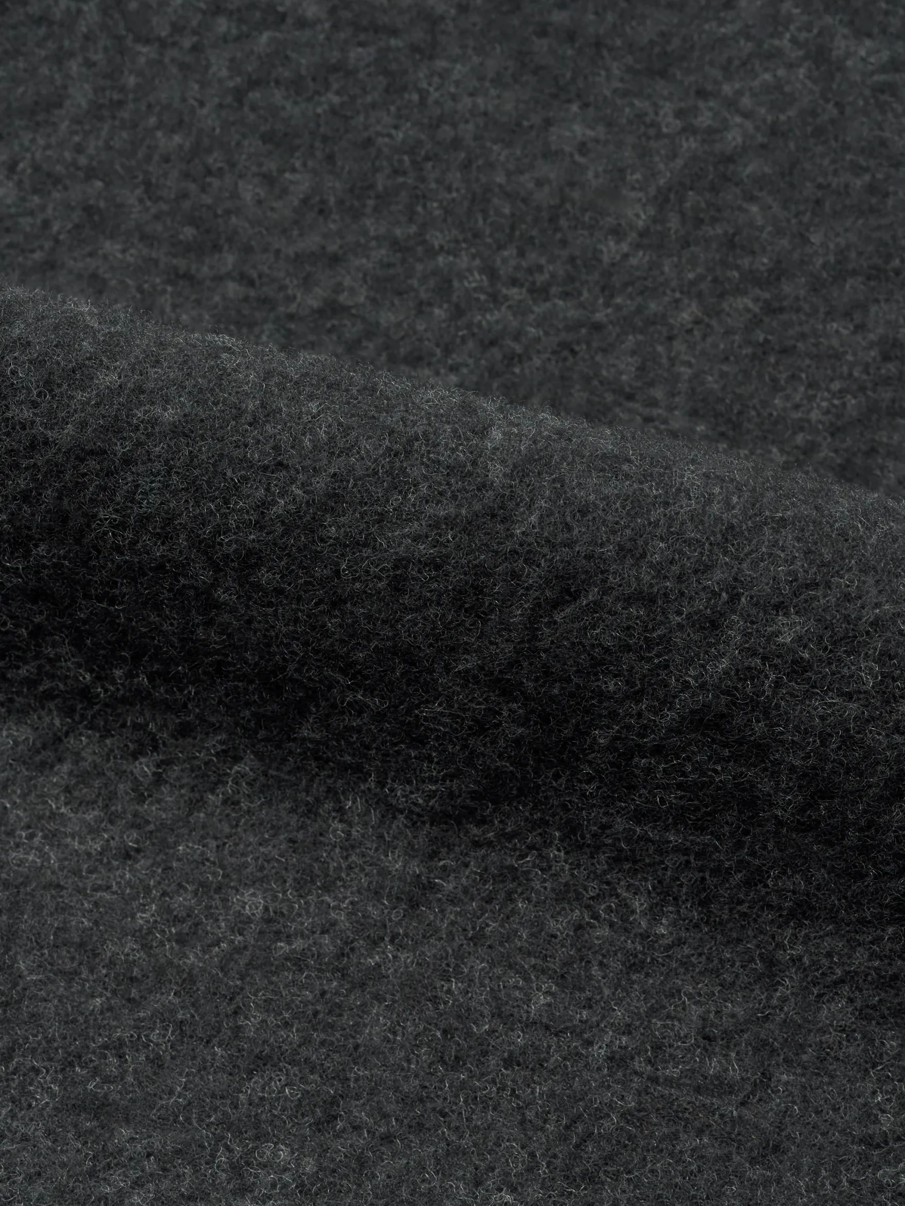 Half-zip-jakke i merinouldfleece til kvinder
