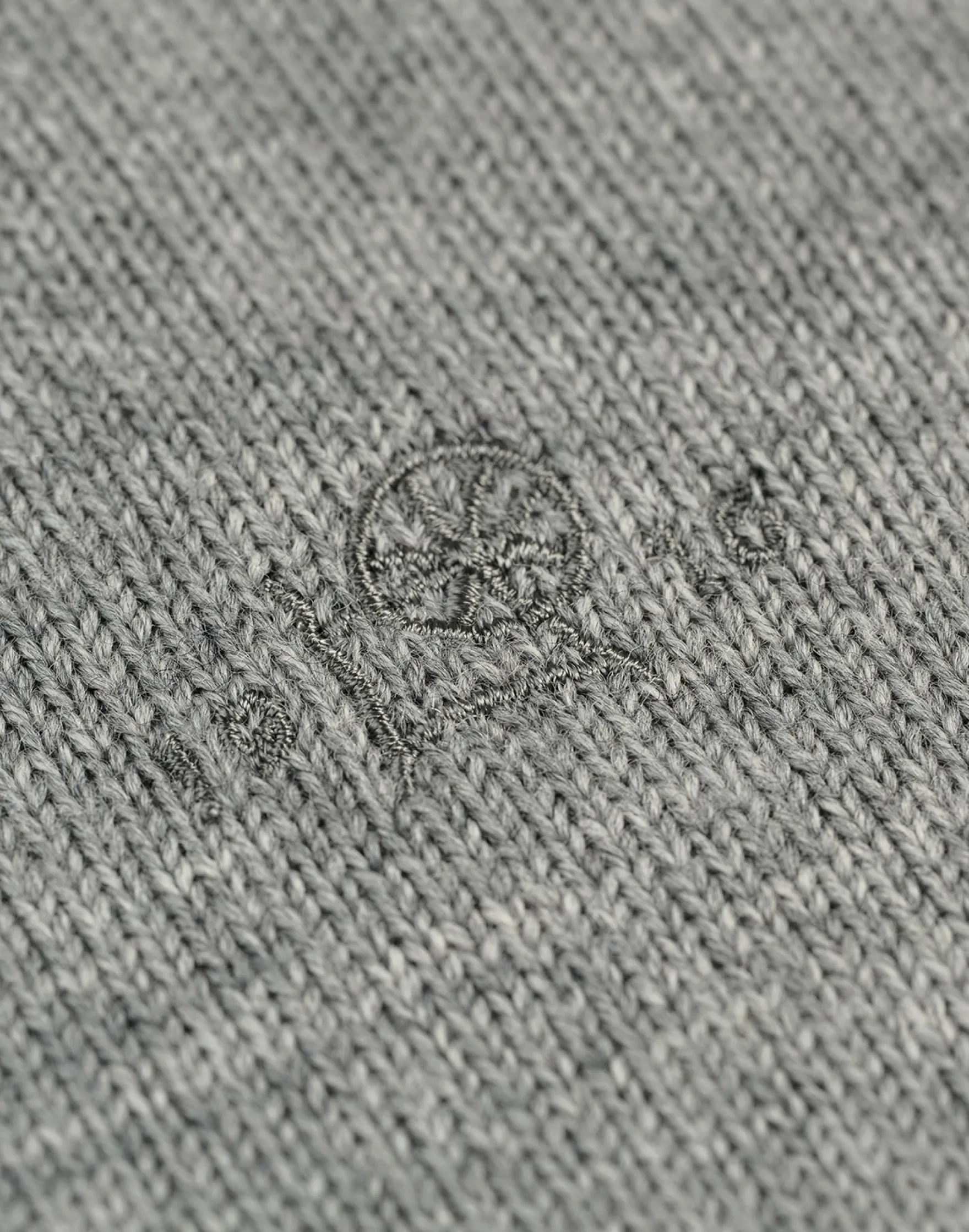 Half-zip trøje i merinould til mænd