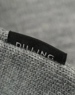 Half-zip trøje i merinould til mænd