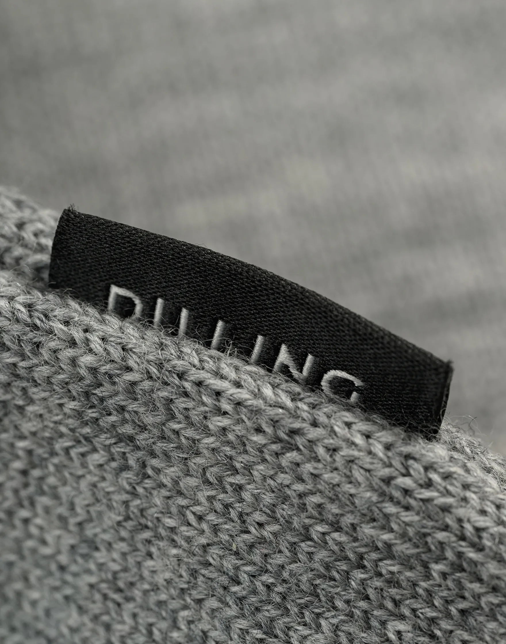 Half-zip trøje i merinould til mænd