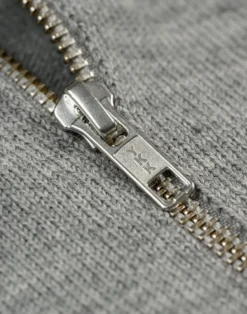 Half-zip trøje i merinould til mænd