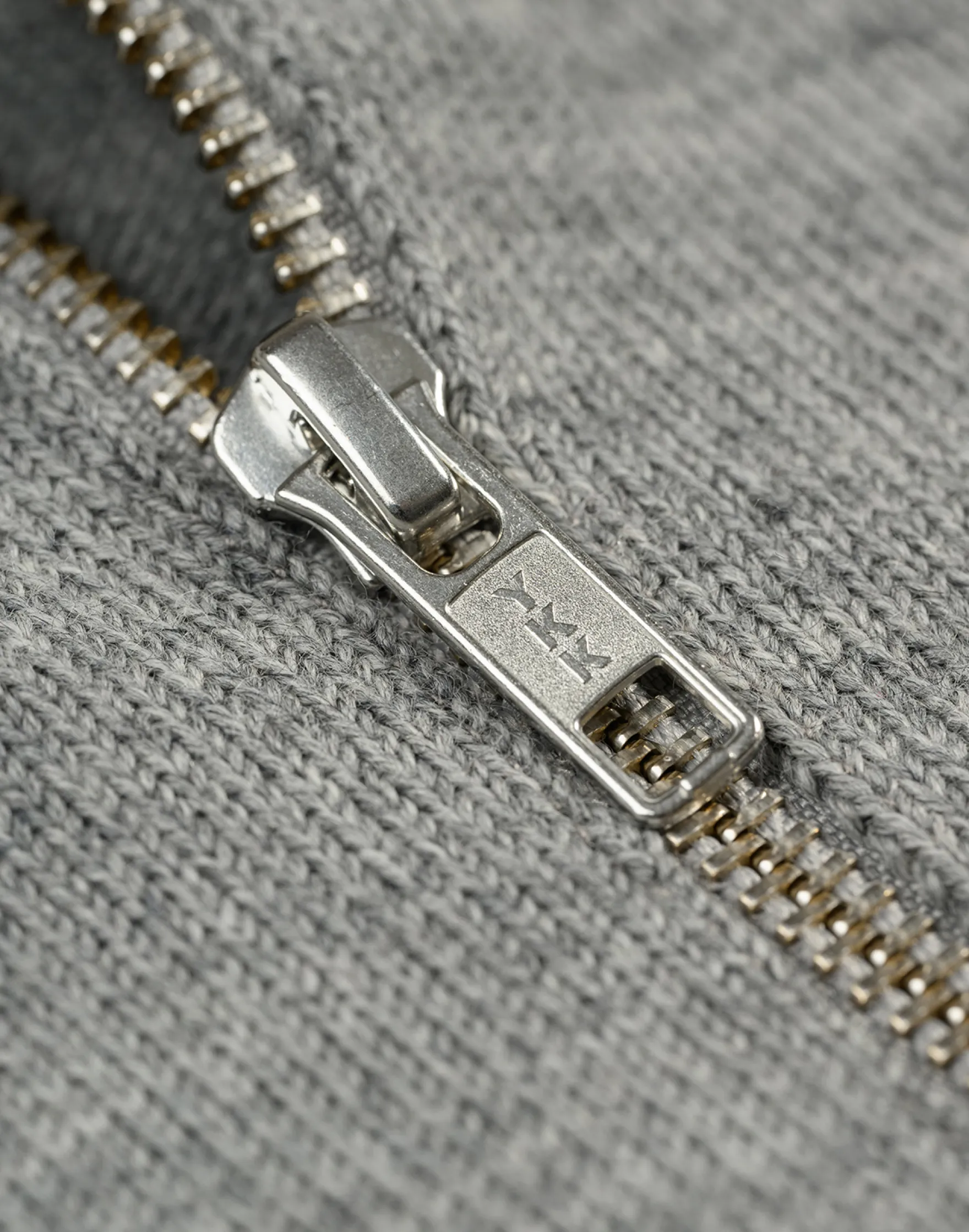 Half-zip trøje i merinould til mænd