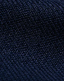 Half-zip trøje i merinould til mænd