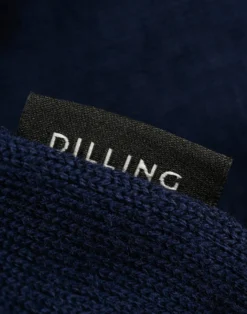 Half-zip trøje i merinould til mænd