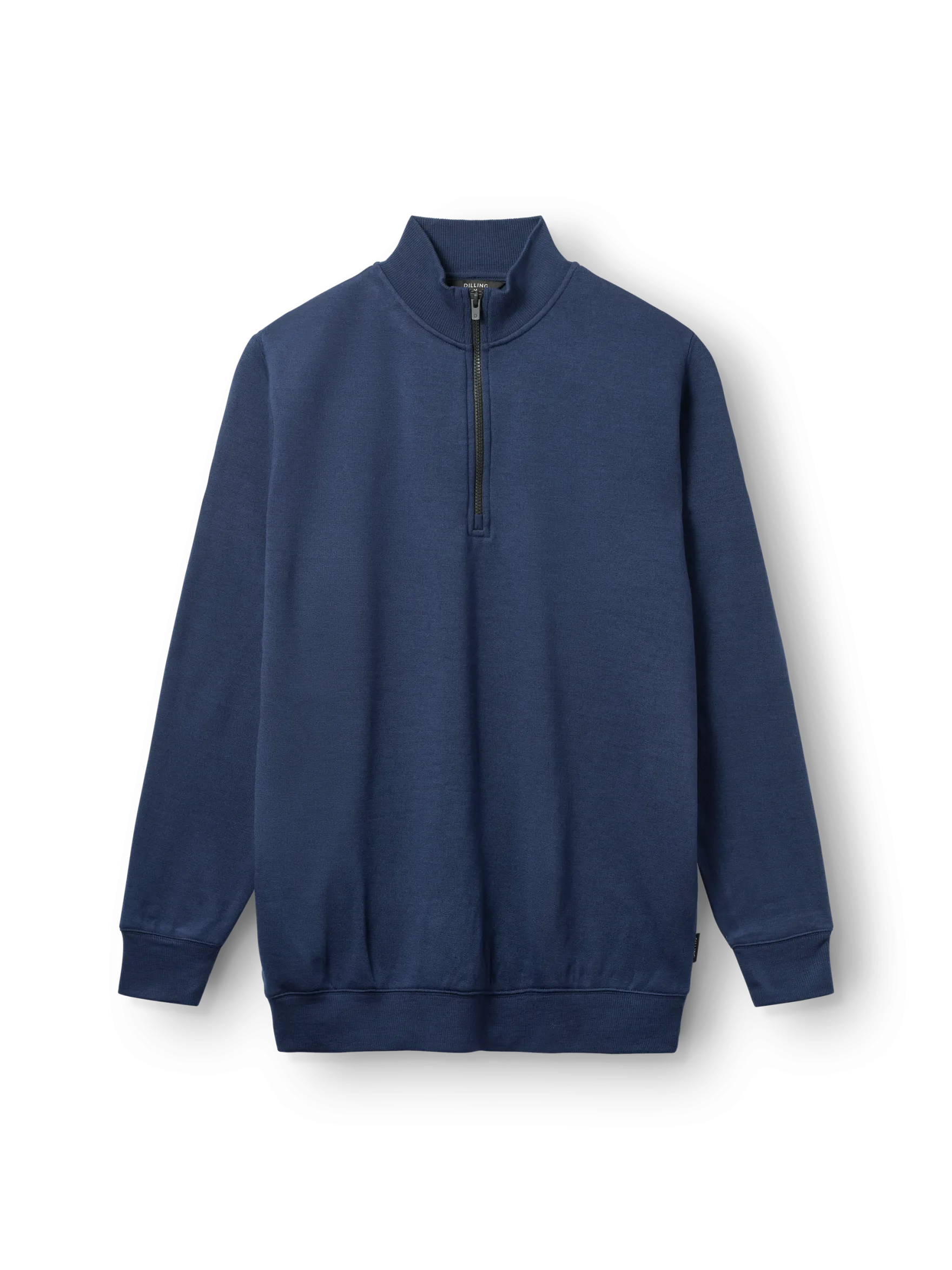 Half-zip trøje i merinould til mænd