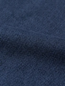 Half-zip trøje i merinould til mænd
