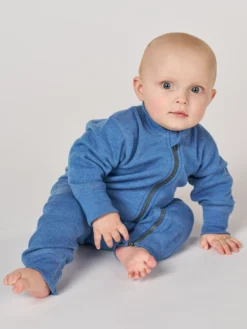 Heldragt i merinouldfrotté til baby
